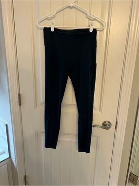 lululemon athletica navy blue High-Rise Leggings with Side Pockets
